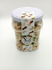 almendra cruda pelada pet desde arriba